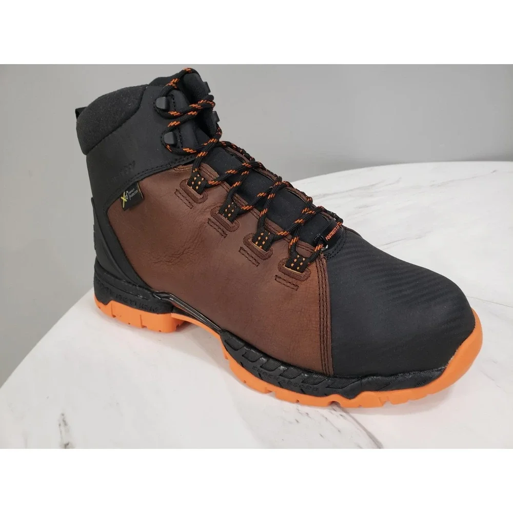 EXTRA WIDE 11.5 FootRests 2.0‎ XERGY Brown Nano Toe EH, Mt WP Hiker Work Boot